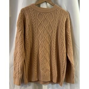 Aelfric Eden Oversized XL Knit Sweater Solid Pullover Sweater Unisex Woven